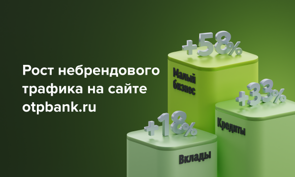 Увеличили трафик в 4 раза с помощью узких ключей и контентного SEO: кейс ОТП Банка Увеличили трафик в 4 раза с помощью узких ключей и контентного SEO: кейс ОТП Банка