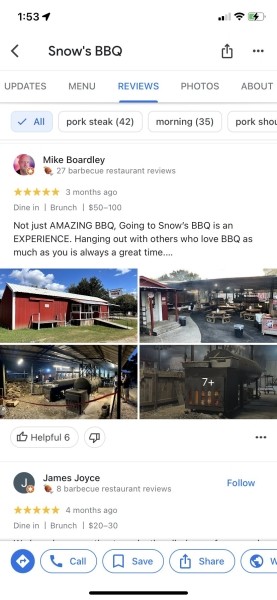 В Google Local Search появилась группировка результатов, карусель и метки подсчета