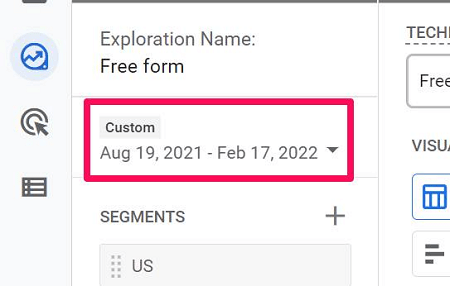 Google Analytics 4 снял ограничение диапазона дат в Исследованиях