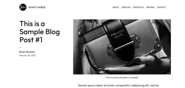 Avant-Garde: экспериментальная блочная тема для WordPress с продуманными до мелочей паттернами Avant-Garde: экспериментальная блочная тема для WordPress с продуманными до мелочей паттернами