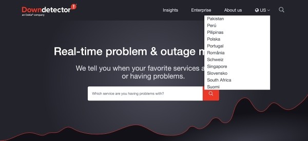 Русская версия сервиса Downdetector перестала работать
Русская версия сервиса Downdetector перестала работать