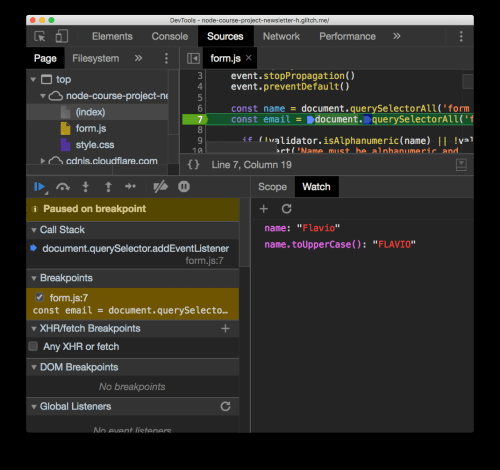 Как дебажить JavaScript код