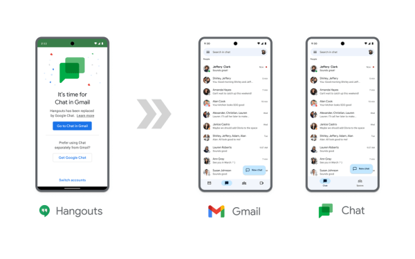 Google закроет мессенджер Hangouts в ноябре 2022 года Google закроет мессенджер Hangouts в ноябре 2022 года