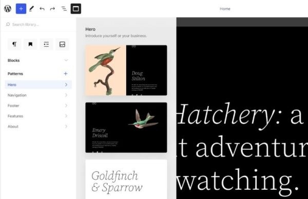 В релизе WordPress 6.1 будет улучшен функционал FSE (полное редактирование сайта)