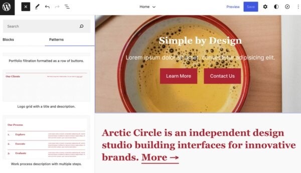 Poe: новая портфолио-тема для WordPress, включающая в себя 30 блочных паттернов и 10 стилевых вариаций Poe: новая портфолио-тема для WordPress, включающая в себя 30 блочных паттернов и 10 стилевых вариаций