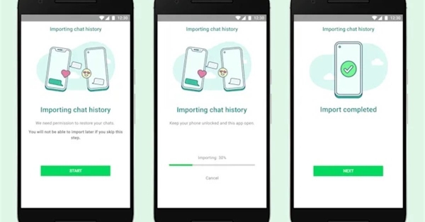 WhatsApp реализовал возможность переноса переписки с Android на iOS и наоборот
WhatsApp реализовал возможность переноса переписки с Android на iOS и наоборот