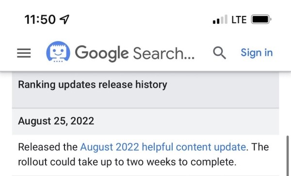 Google приступил к раскатке Helpful content update
Google приступил к раскатке Helpful content update