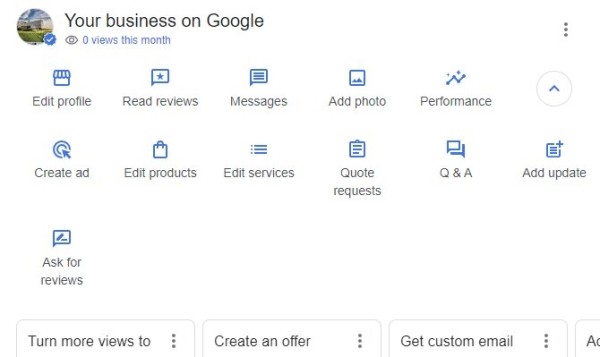 Google тестирует расширенное меню для управления бизнес-профилем на поиске
Google тестирует расширенное меню для управления бизнес-профилем на поиске