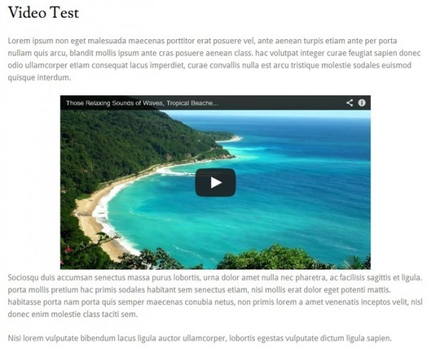 Как сделать видео по центру в WordPress Как сделать видео по центру в WordPress