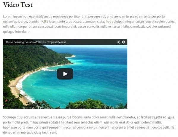 Как сделать видео по центру в WordPress Как сделать видео по центру в WordPress
