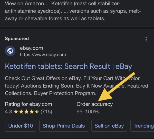 
            Google тестирует показ процента своевремено доставленных заказов в объявлениях на поиске
        