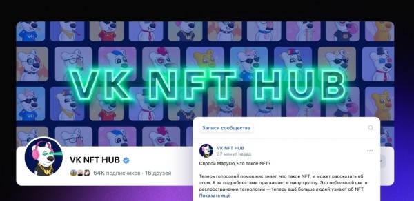 ВКонтакте анонсировала запуск VK NFT
ВКонтакте анонсировала запуск VK NFT