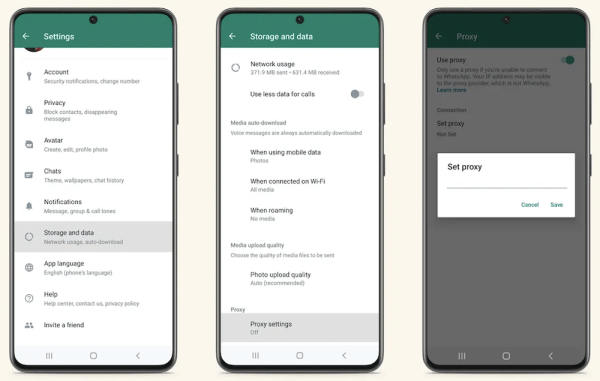 WhatsApp запустил поддержку прокси-серверов для пользователей по всему миру
WhatsApp запустил поддержку прокси-серверов для пользователей по всему миру