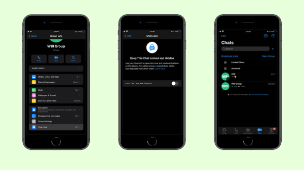 
            WhatsApp тестирует функцию, позволяющую блокировать чаты
        