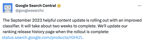 Google начал обновление системы определения полезности контента
Google начал обновление системы определения полезности контента