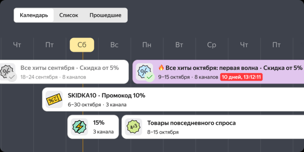 Яндекс Маркет запустил календарь с акциями Яндекс Маркет запустил календарь с акциями