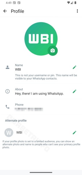В WhatsApp появится возможность создания альтернативного профиля
         
            В WhatsApp появится возможность создания альтернативного профиля