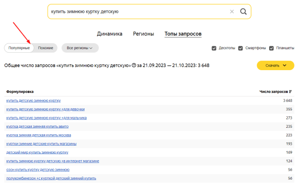 Яндекс Wordstat: полное руководство по использованию сервиса
