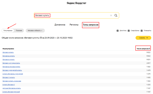 Как узнать статистику запросов в Яндексе и Google по ключевым словам в 2023 году