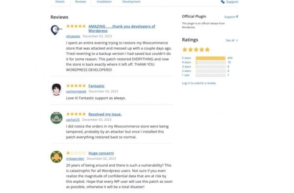 Фальшивое предупреждение о безопасности WordPress призывает скачать бэкдор-плагин