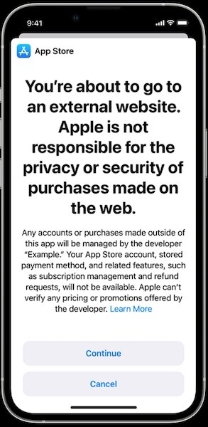 
            Apple позволила разработчикам размещать в приложениях ссылки на сторонние сайты
        