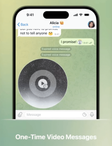 
            В Telegram появились самоуничтожающиеся видеосообщения
        